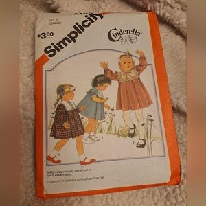 Simplicity vintage pattern size 1 2 and 3🌷🌸